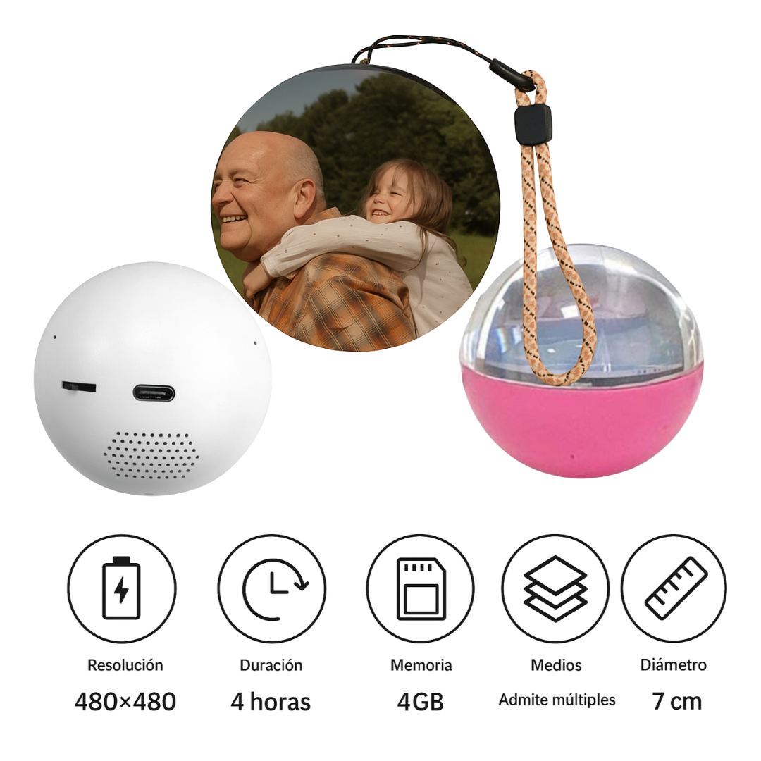 Lunéa — Esfera con vídeo 3D y sonido