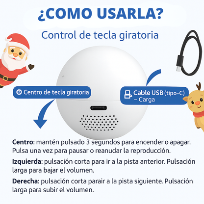 Lunéa — Esfera con vídeo 3D y sonido